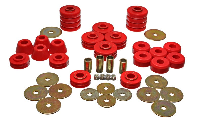 Energy Suspension Body Mount Set Red Chevrolet Blazer All 1973-1974 3.4105R Photo - Primary
