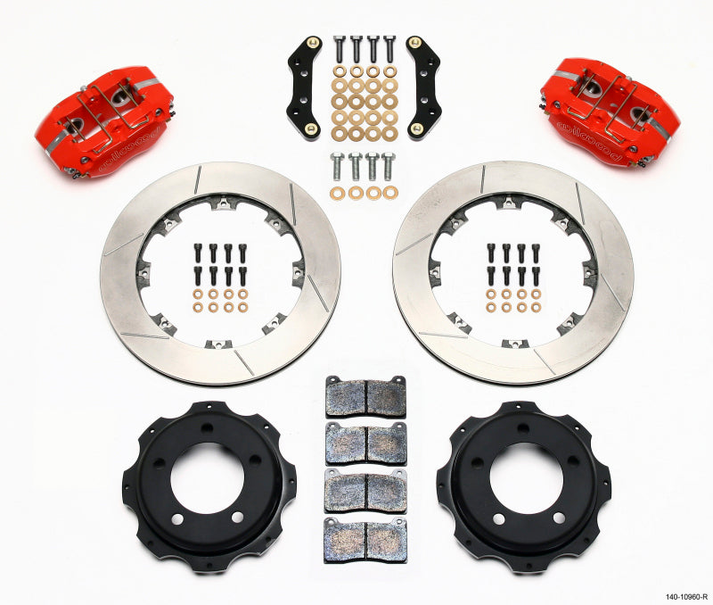 Wilwood Dynapro Rear Kit 12.19in Red Backdraft Cobra (BMW E36 Based) 140-10960-R 140-10960-R Photo - Primary