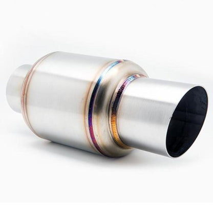 BLOX Racing Universal Full Stainless Steel, 2.5-inch Mini Race Muffler. BXEX-00103 User 1