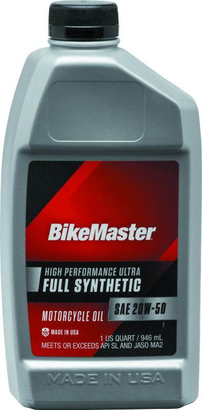 BikeMaster 20W50 Full Synthetic Oil - Quart 532325 532325 Photo - Primary