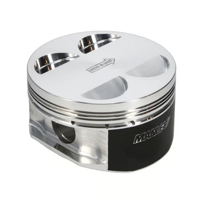 Manley Nissan GT-R 3.8L VR38DETT 99mm Bore 9.8:1 CR -2cc Dish Extreme Duty Piston Set w/ Rings 634010CE-6