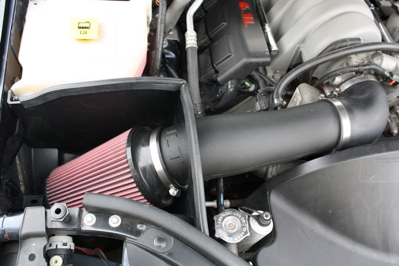 JLT 06-10 Jeep Grand Cherokee SRT8 Black Textured Cold Air Intake Kit w/Red Filter CAI-SRTJ-06 CAI-SRTJ-06 Photo - Primary