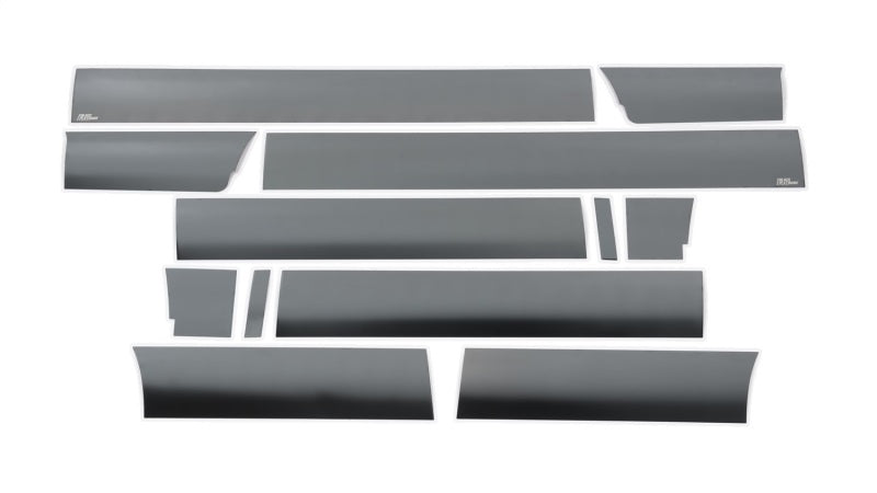 Putco 09-14 Ford F-150 Super Crew 6.5 Short Box - 7in Wide (12pcs) Black Platinum Rocker Panels 9751417BP 9751417BP Photo - Primary