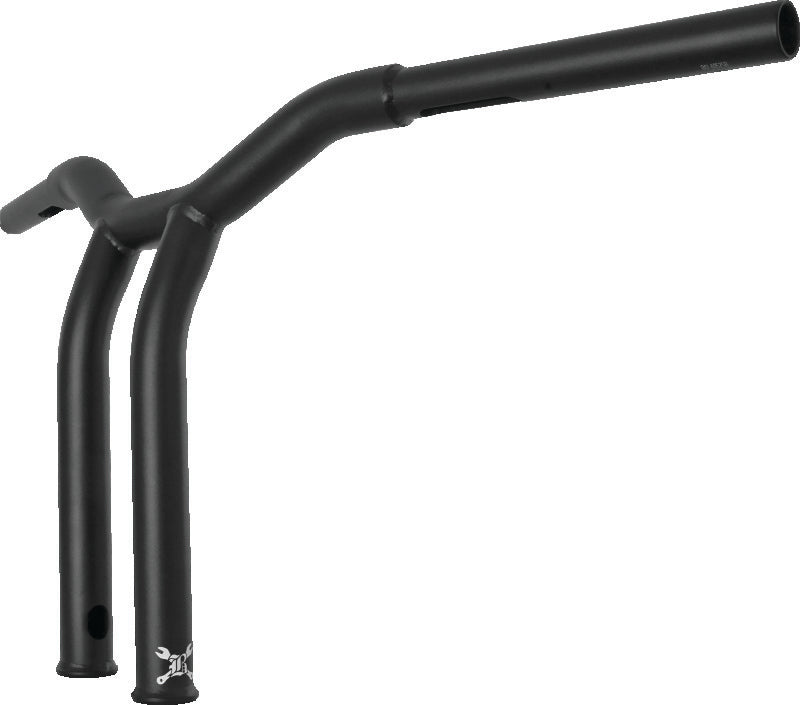 Burly Brand Dominator Raked Bar 12in - Matte Black B12-6052SB B12-6052SB User 1