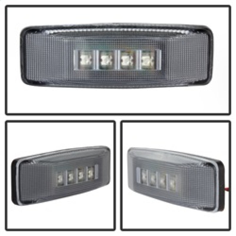 SPYDER Xtune Dodge Ram 94-02 Dually 2 Red LED+2 Amber LED Fender Lights 4pcs Clear ACC-LED-DR94-FE-C 9924699 9924699 Photo - Unmounted