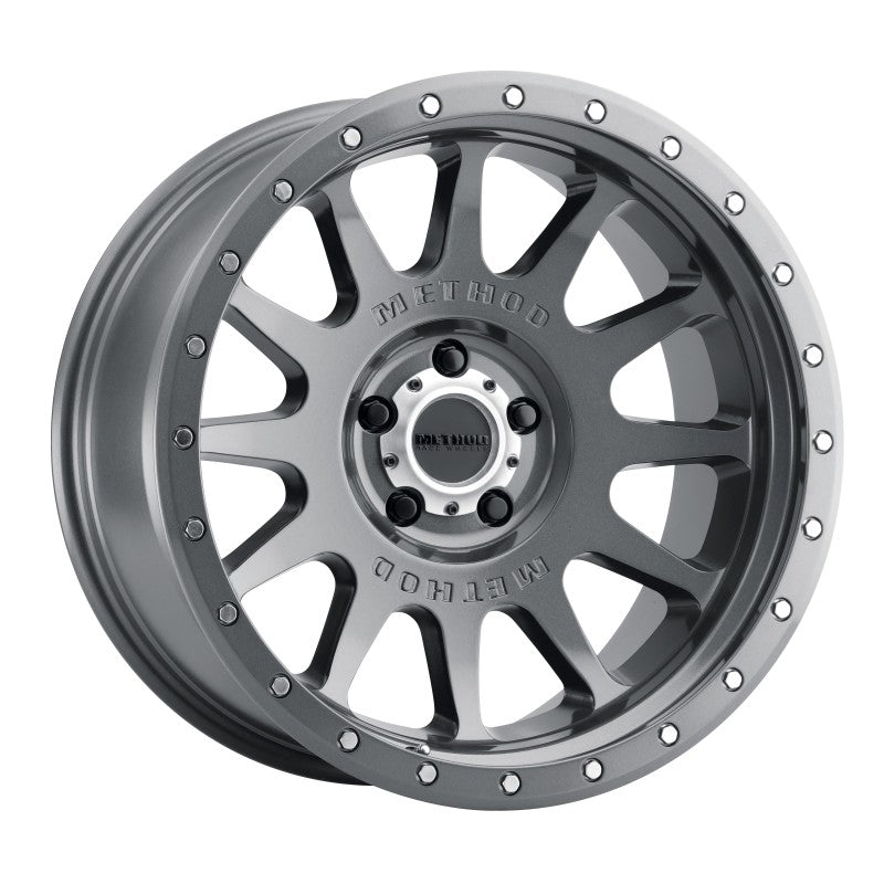 Method Wheels Method MR605 NV 20x10 -24mm Offset 5x5 71.5mm CB Gloss Titanium Wheel MR60521050824N