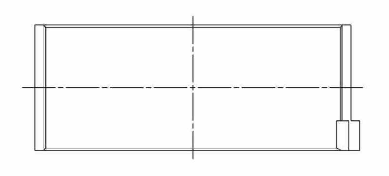 ACL Renault 1764/1998cc Race Series Standard Size High Performance Rod Bearing Set 4B7820H-STD 4B7820H-STD Technical Drawing