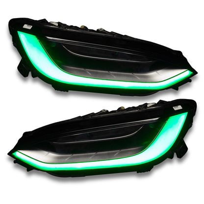 ORACLE Lighting 16-21 Tesla Model X Dynamic ColorSHIFT Headlight & Fog Light DRL Upgrade Kit 1467-332 1467-332 Photo - Unmounted