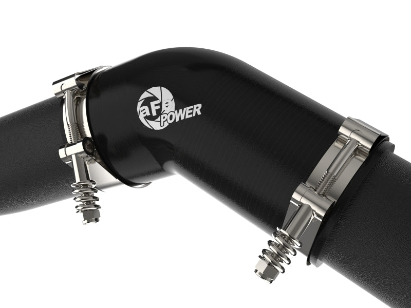 aFe RAM 1500 20-22 V6-3.0L (td) BladeRunner 3 IN Aluminum Cold Charge Pipe Black 46-20599-B 46-20599-B Photo - Close Up