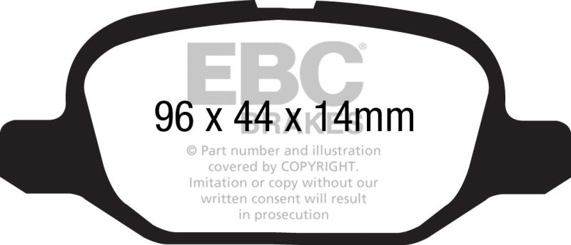 EBC Disc Brake Pad Set DP31880C Photo - Primary