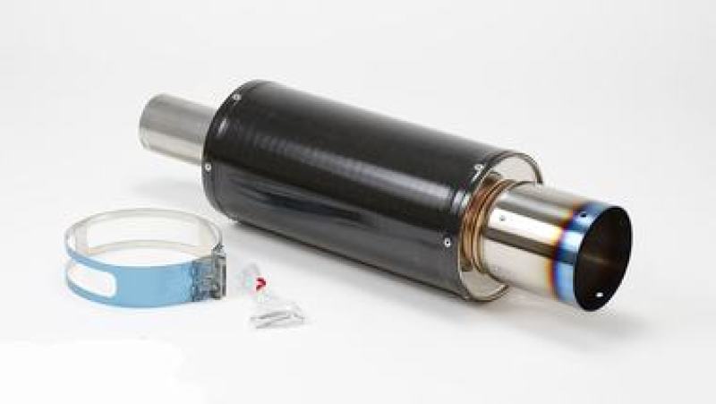 HKS Universal Carbon-Ti Cat-Back Exhaust - 170mm Shell/75mm Diameter 31012-BA001 Photo - Primary