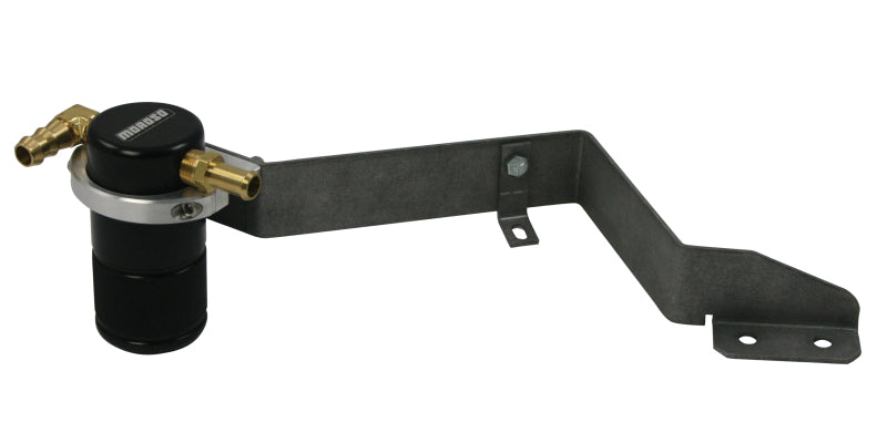 Moroso 07-14 Mini Cooper S Air/Oil Separator Catch Can - Small Body - Billet Aluminum - Black Finish 85609 85609 Photo - Primary