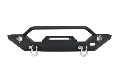 Fishbone Offroad 87-06 Jeep TJ/YJ Wrangler TJ/YJ Steel Front Bumper W/LEDs - Blk Textured Powercoat FB22016 FB22016 User 1