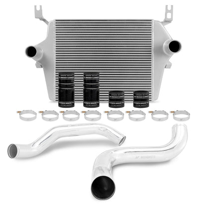 Mishimoto 99-03 Ford 7.3L Powerstroke PSD Silver Intercooler Kit w/ Polished Pipes MMINT-F2D-99KSLP MMINT-F2D-99KSLP Photo - Primary