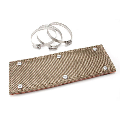 DEI Pipe Shield 6in w x 1ft - w/ Stainless Steel Clamps - Titanium 10450 10450 Photo - Primary
