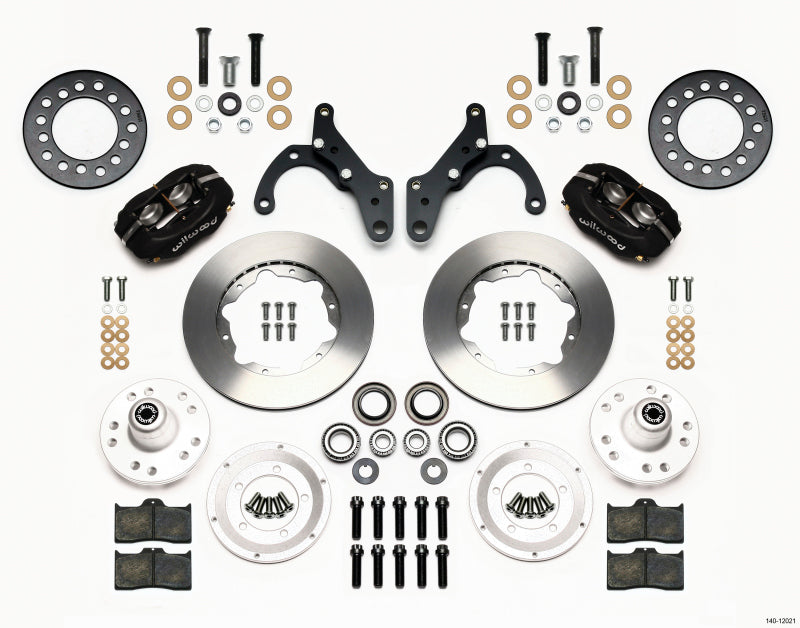 Wilwood Forged Dynalite Front Kit 11.00in 65-68 Chevy Impala -Drum Spindle 140-12021 140-12021 Photo - Primary