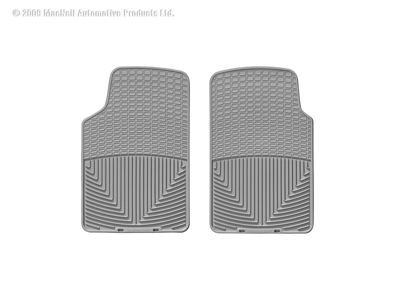 WeatherTech WT Rubber Mats - Front - Grey Floor Mats Floor Mats - Rubber main image