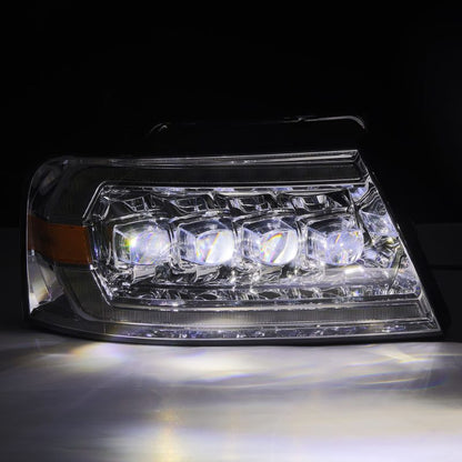 AlphaRex 04-08 Ford F150 / 06-08 Lincoln Mark LT NOVA LED Proj Headlights Chrome w/Activ Light/Seq 880129 880129 User 5
