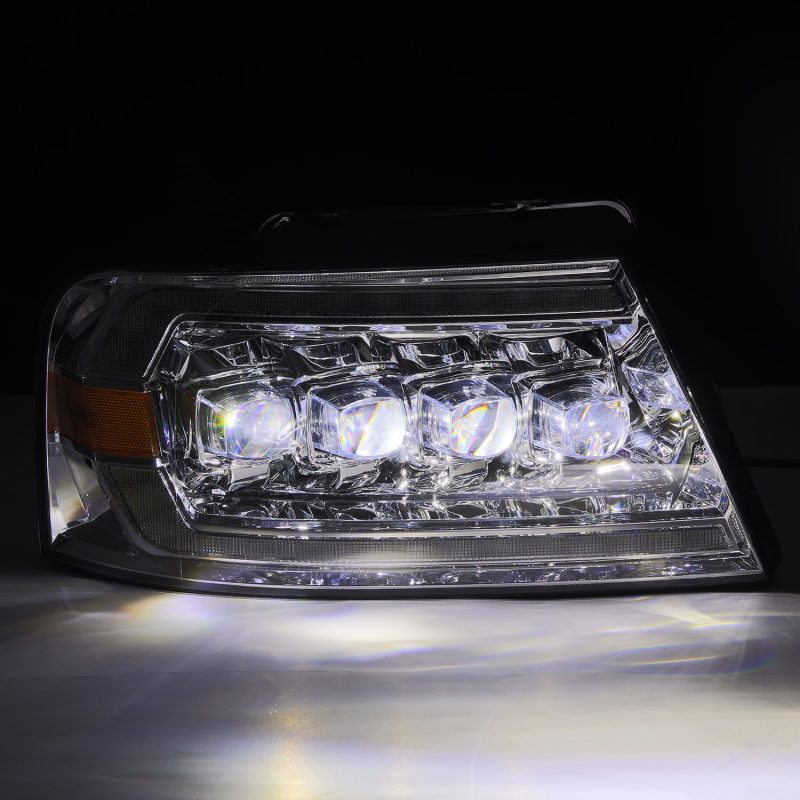AlphaRex 04-08 Ford F150 / 06-08 Lincoln Mark LT NOVA LED Proj Headlights Chrome w/Activ Light/Seq 880129 880129 User 5