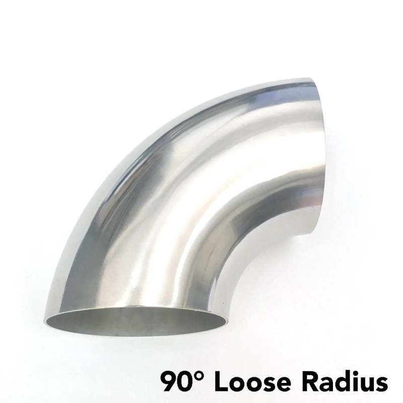 Ticon Industries 1.25in Titanium 90 Degree Elbow - 1.2D Radius 1mm/.039in (No Leg) 101-03254-3110