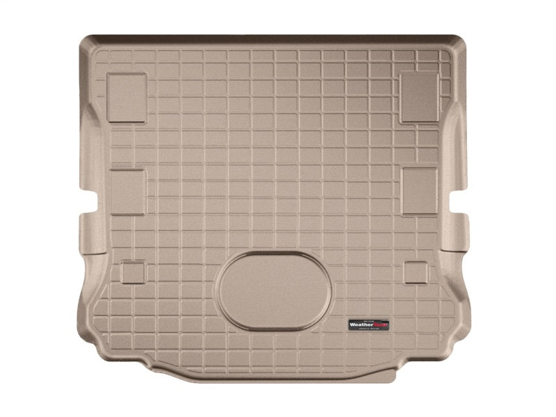WeatherTech 2015+ Jeep Wrangler Cargo Liner - Tan (Works w/Alpine Premium 9-Speakers) 411055 411055 Photo - Unmounted