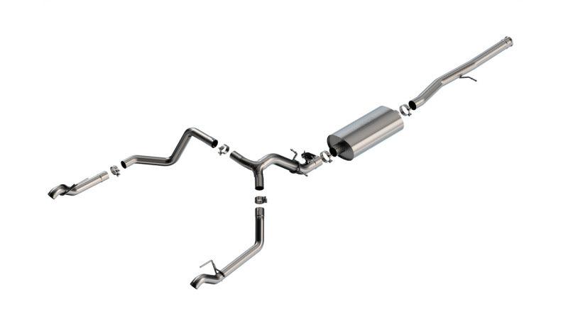 Borla 2024 Chevy Silverado 1500 6.2L V8 Touring Catback Exhaust (Use Fact Fascia Tips) 140990 140990 Photo - Primary