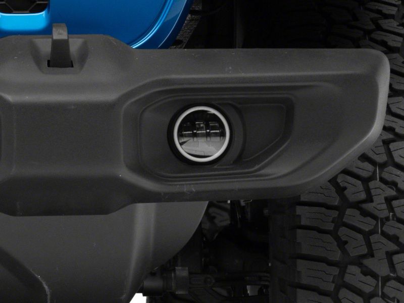 Raxiom 07-23 Jeep Wrangler JK & JL 20-23 Jeep Gladiator JT Axial Series LED Fog Lights w/ Halo J142669 J142669 Photo - Close Up