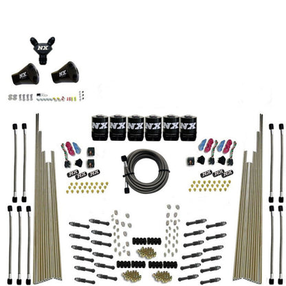 Nitrous Express 8 Cyl Dry Direct Port Three Stage 6 Solenoids Nitrous Kit (200-600HP) w/o Bottle 93206-00 93206-00 Photo - Primary
