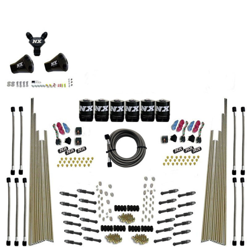 Nitrous Express 8 Cyl Dry Direct Port Three Stage 6 Solenoids Nitrous Kit (200-600HP) w/o Bottle 93206-00 93206-00 Photo - Primary