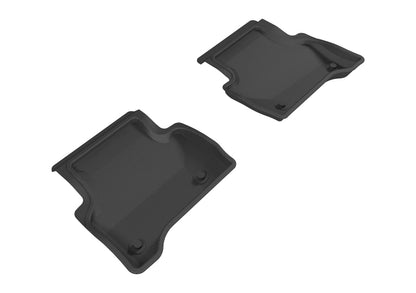 3D MAXpider 2017-2020 Jaguar XE Kagu 2nd Row Floormats - Black L1JG00821509 L1JG00821509 Photo - Primary