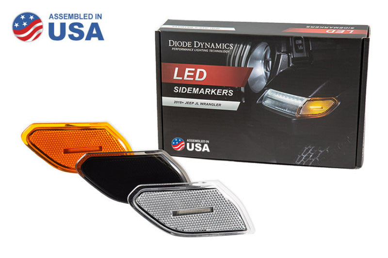 Diode Dynamics 18-21 Jeep JL Wrangler/Gladiator Sidemarkers - Amber (set) DD5069 DD5069 User 6
