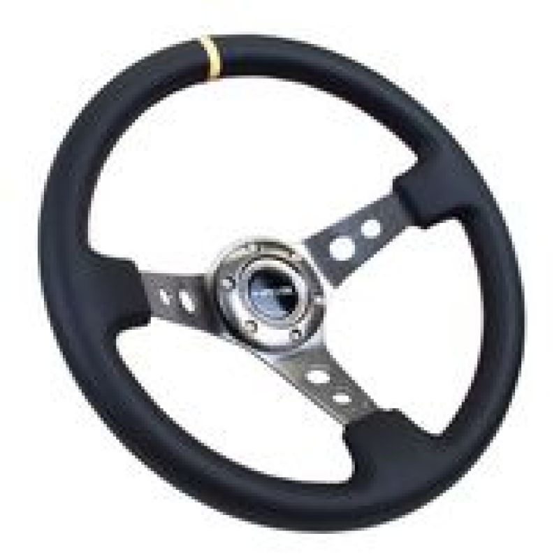 NRG Reinforced Steering Wheel - 350mm Sport Steering Wheel (3" Deep) RST-006GM-Y User 1