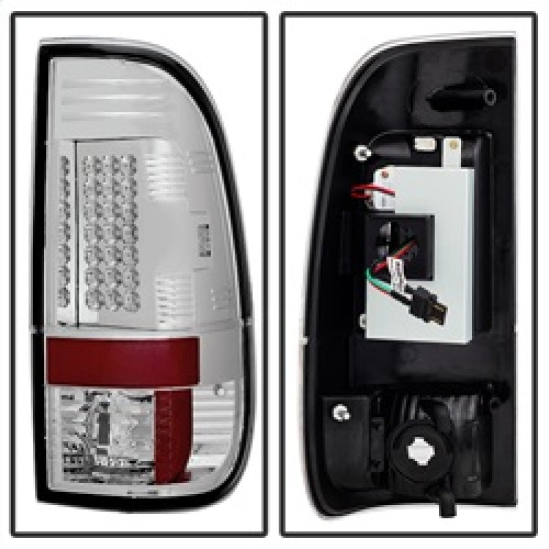 Spyder Ford Super Duty 08-15 LED Tail Lights Chrome ALT-YD-FS07-LED-C 5003904 5003904 Photo - Unmounted