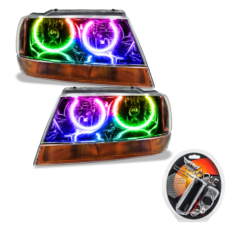 ORACLE Lighting Oracle 99-04 Jeep Grand Cherokee SMD HL - Black - ColorSHIFT 7167-330 7167-330 Photo - Primary