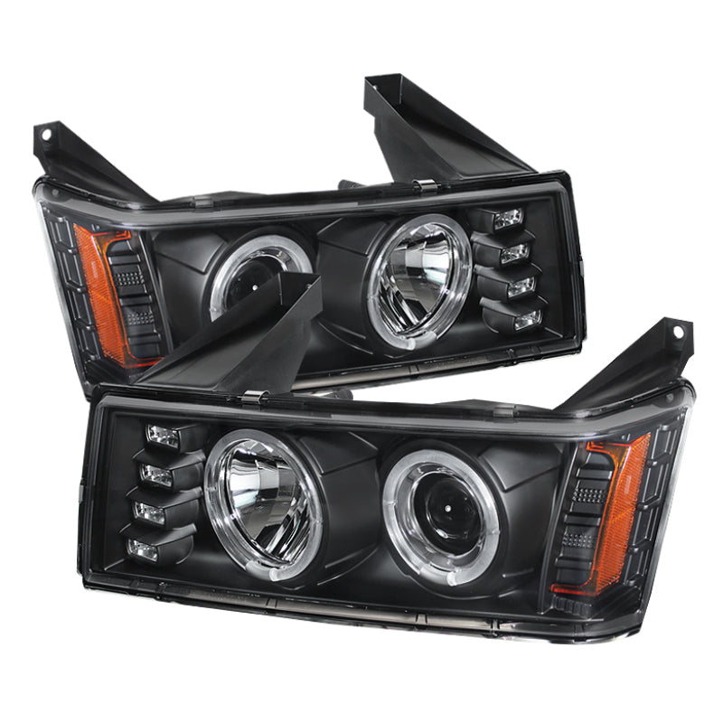 Spyder Chevy Colorado 04-12 Projector Headlights Halogen- LED Halo Blk PRO-YD-CCO04-HL-BK 5074140 5074140 Photo - Primary