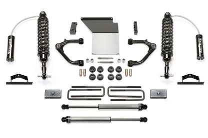 Fabtech 4" Uniball UCA System W/ Front Dirt Logic 2.5 Coilover Resi K1110DL Photo - Primary