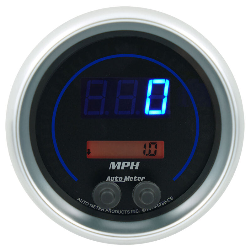 Autometer 85.7mm Black Switchable 260 MPH / 260 KM/H Speedometer Cobalt Elite Digital Gauge 6789-CB 6789-CB User 2