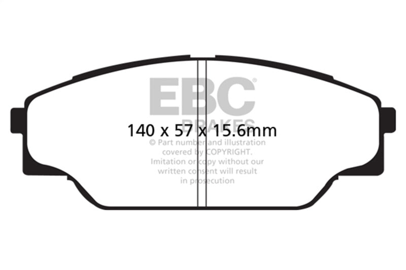 EBC Disc Brake Pad Set DP61713 Photo - Primary