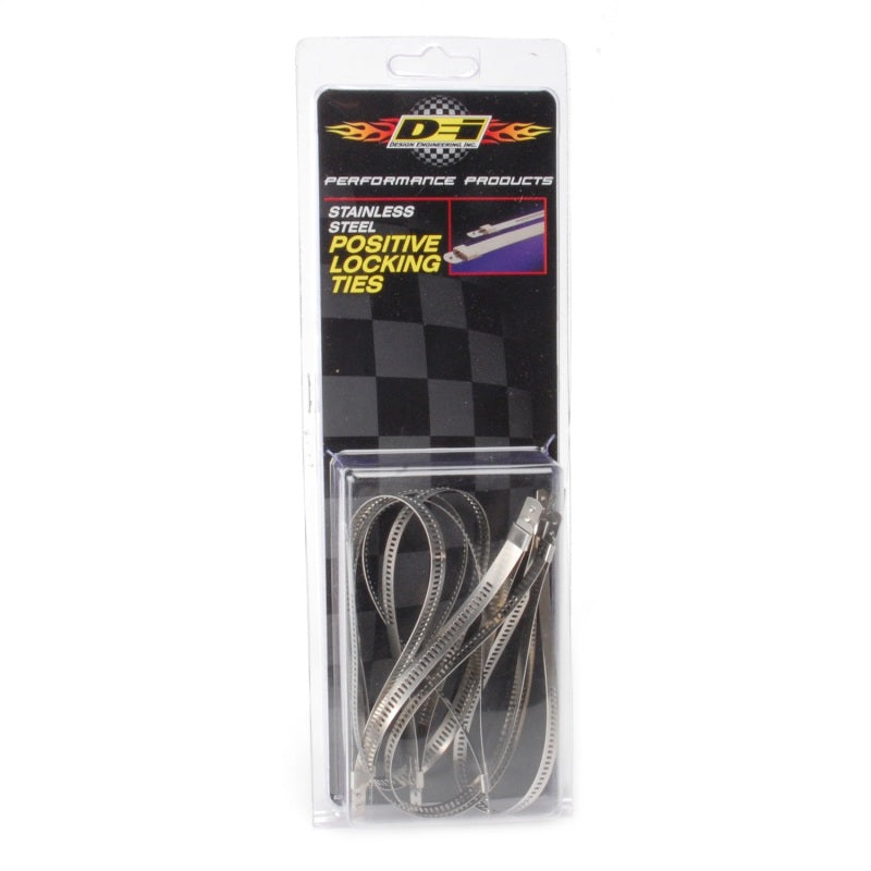 DEI Stainless Steel Positive Locking Tie 1/4in (7mm) x 9in - 8 per pack 10208 10208 Photo - Unmounted