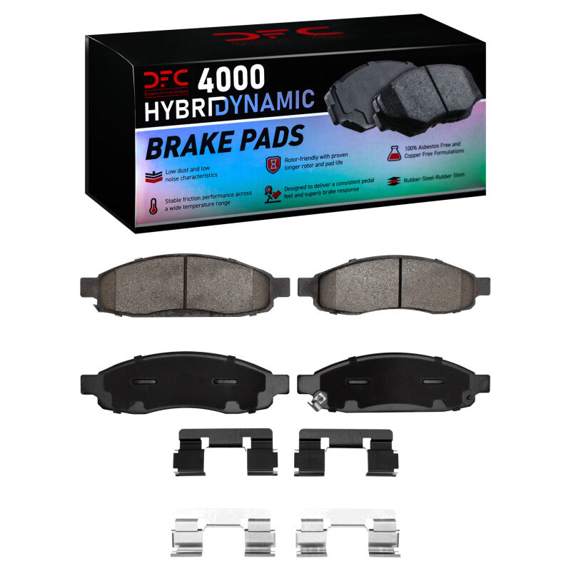 DFC DFC 4000 HybriDynamic Brake Pads Brakes, Rotors & Pads Brake Pads - OE main image