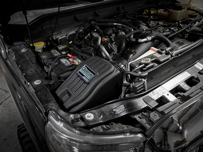 aFe Quantum Pro DRY S Cold Air Intake System 11-16 Ford Powerstroke V8 53-10003D Photo - Mounted