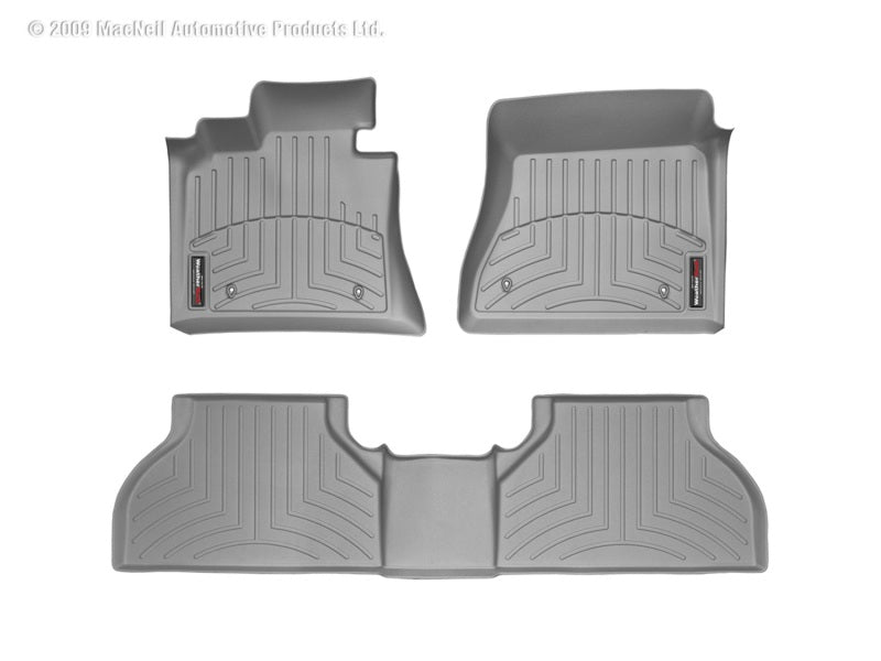 WeatherTech WT FloorLiner - Front - Grey Floor Mats Floor Mats - Rubber main image