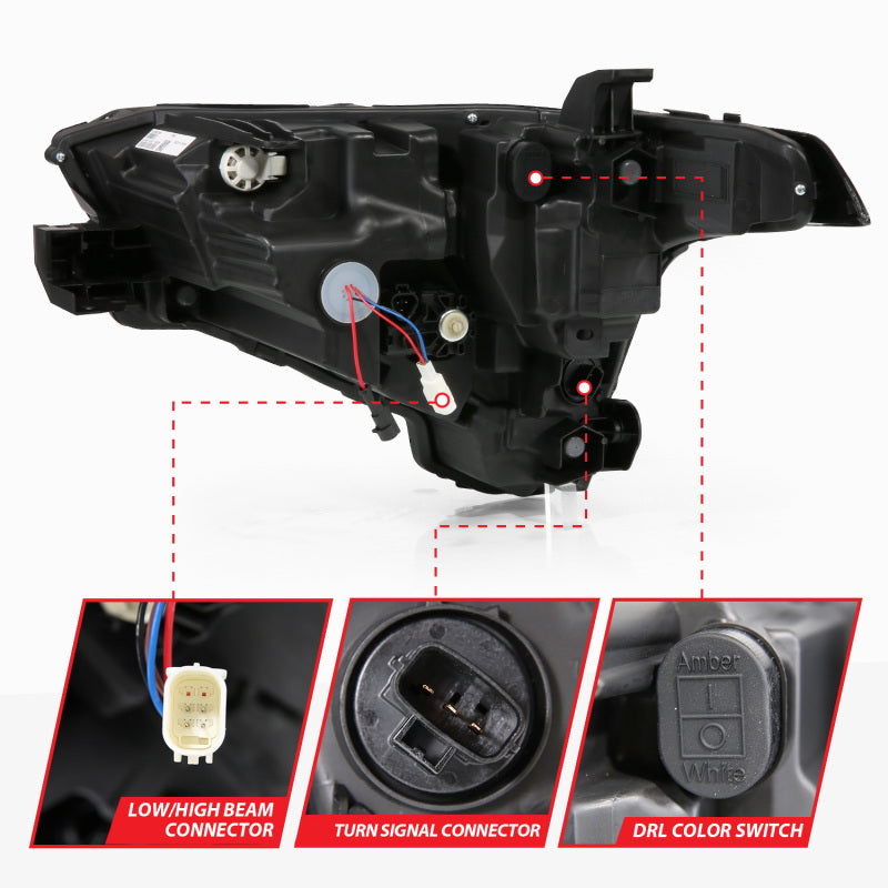 ANZO 22-24 Toyota Tundra (w/Factory LED Refl.) Z-Series Full LED Proj Headlights - Pass. Side ONLY 111599X-R 111599X-R User 1