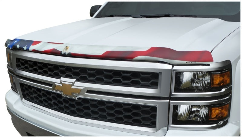 Stampede Vigilante Premium Hood Protector, American Flag w/Eagle, for 2014-2015 2050-30 Photo - Mounted