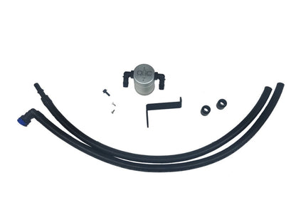 J&L 2019-2023 Ford Ranger 2.3L Driver Side Oil Separator 3.0 - Clear Anodized 3037D-C 3037D-C Photo - Primary