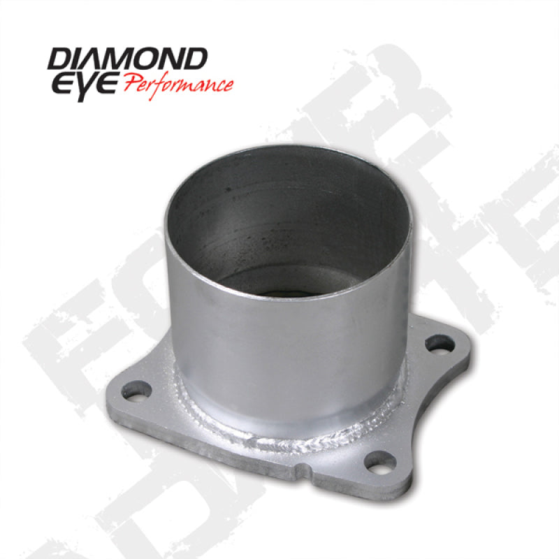 Diamond Eye Performance Diamond Eye ADAPTER 4-BOLT FLANGE 4in INNER DIA CLAMP-ON AL: 01-05 CHEVY/GMC 6.6L 2500/3500 CHV-FBA 321045 321045 Photo - Primary