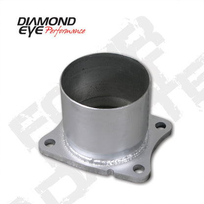 Diamond Eye Performance Diamond Eye ADAPTER 4-BOLT FLANGE 4in INNER DIA CLAMP-ON AL: 01-05 CHEVY/GMC 6.6L 2500/3500 CHV-FBA 321045 321045 Photo - Primary