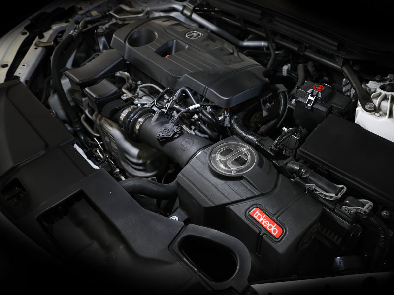 aFe Momentum Intake System w/ Pro Dry S Filter 2021+ Acura TLX 56-70052D 56-70052D Photo - Mounted