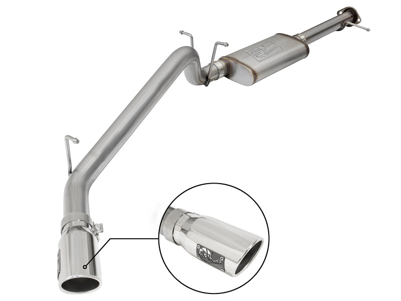 aFe Cat-Back Exhaust System, MACH Force-Xp, 3in 409 Stainless Steel 49-44097-P Photo - Primary