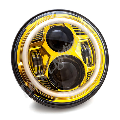 Letric Lighting 7in Gold Led W/ Full Halo LLC-CC-7G LLC-CC-7G Photo - Primary